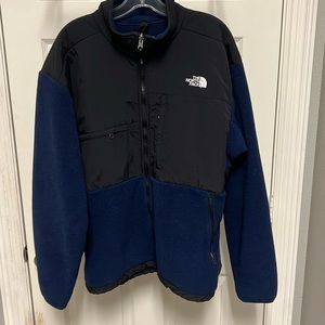 Men’s XL The North Face Denali Coat. Navy/Black